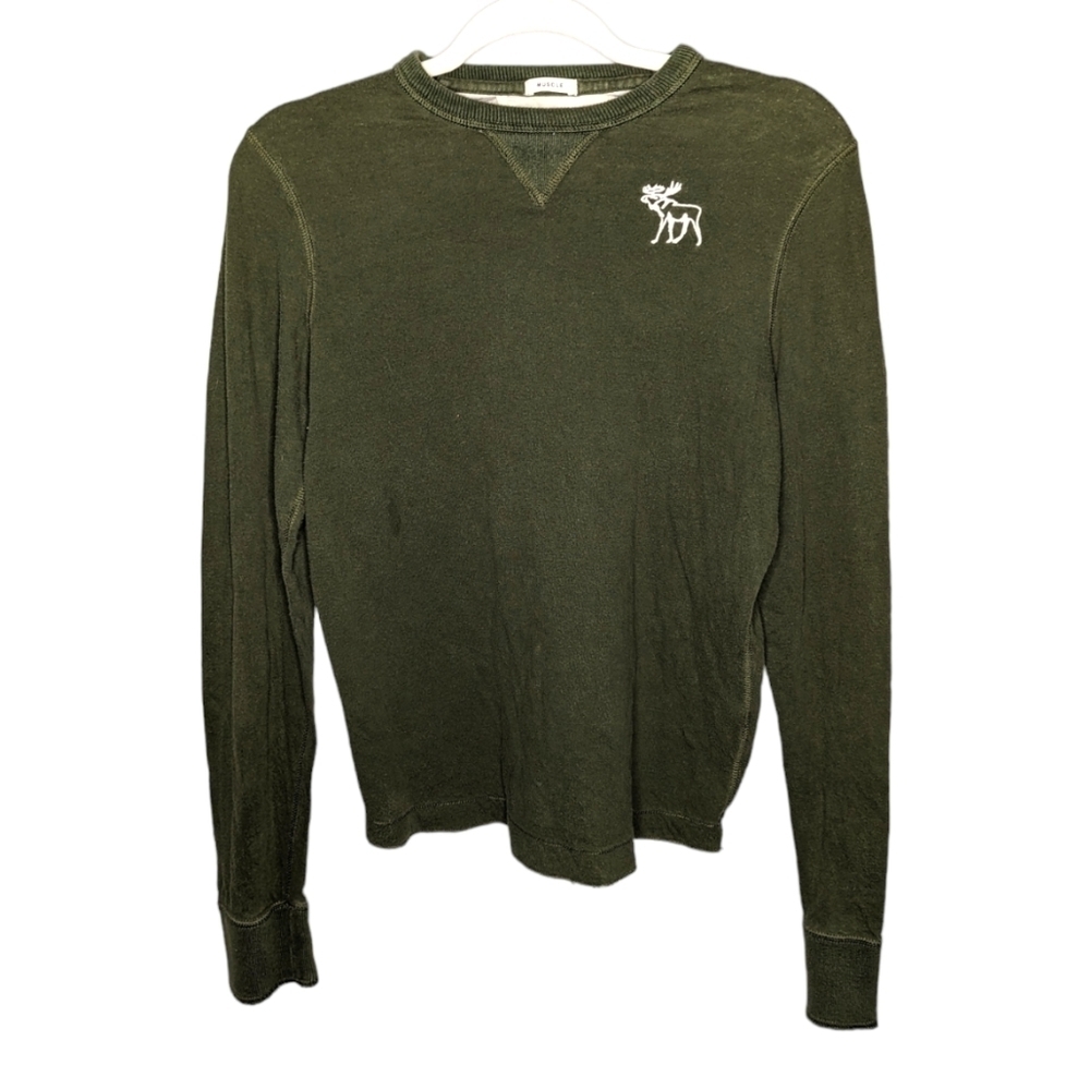 Y2K Abercrombie & Fitch Mens Muscle Long Sleeve Shirt Size XL